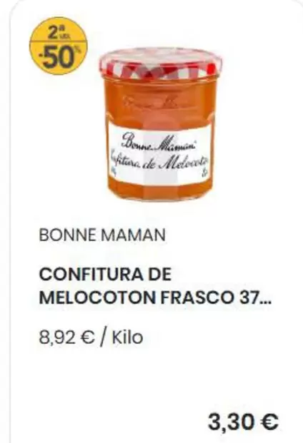 Bonne Maman - Confitura De Melocoton Frasco 37