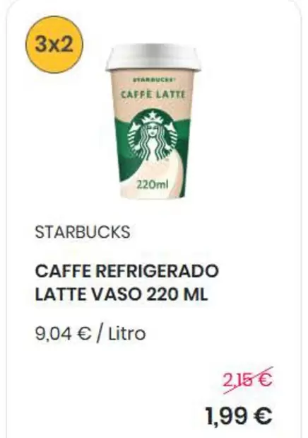 starbucks - Caffe Refrigerado Latte Vaso