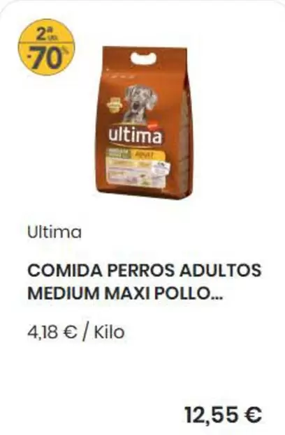 Última - Comida Perros Adultos Medium Maxi Pollo