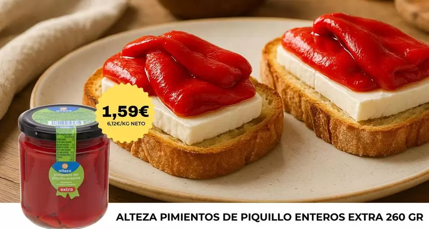 Alteza Pimentos De Piquillo Enteros Extra
