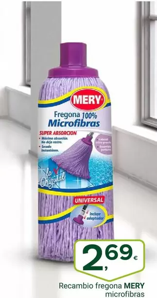 mery - Fregona 100% Microfibras