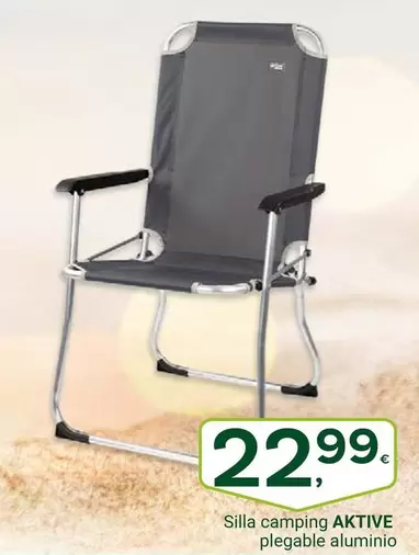 activa - Silla Camping Plegable Aluminio