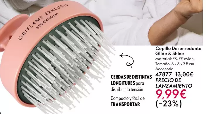 Oriflame - Cepillo Desenredante Glide & Shine