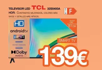 TCL - Televisor 32s5400a