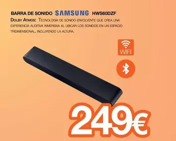 Samsung - Barra De Sonido HWS60D2F