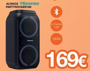 Hisense - Altavoz Partyrocker160