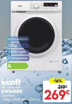 Kunft - Kwm8811 Lavadora