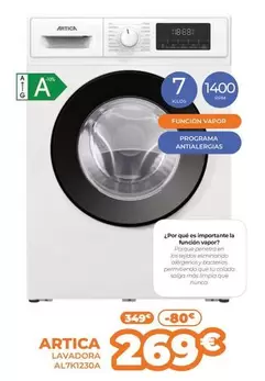 Artica - Lavadora Al7k1230a