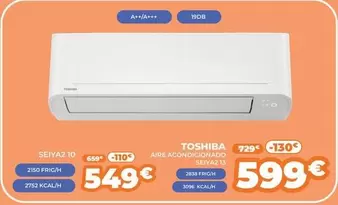 Toshiba - Aire Acondicionado SEIYA2 10