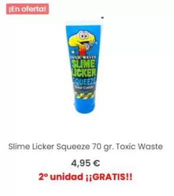Slime Licker Squeeze  70 Gr. Toxic Waste