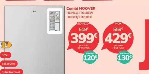 Hoover - Combi HONCQ2T618EW 