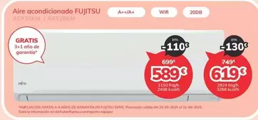 Fujitsu - Aire Acondicionado Fullttsu