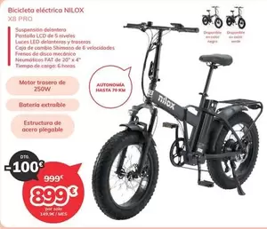 Nilox - Bicicleta Eléctrica