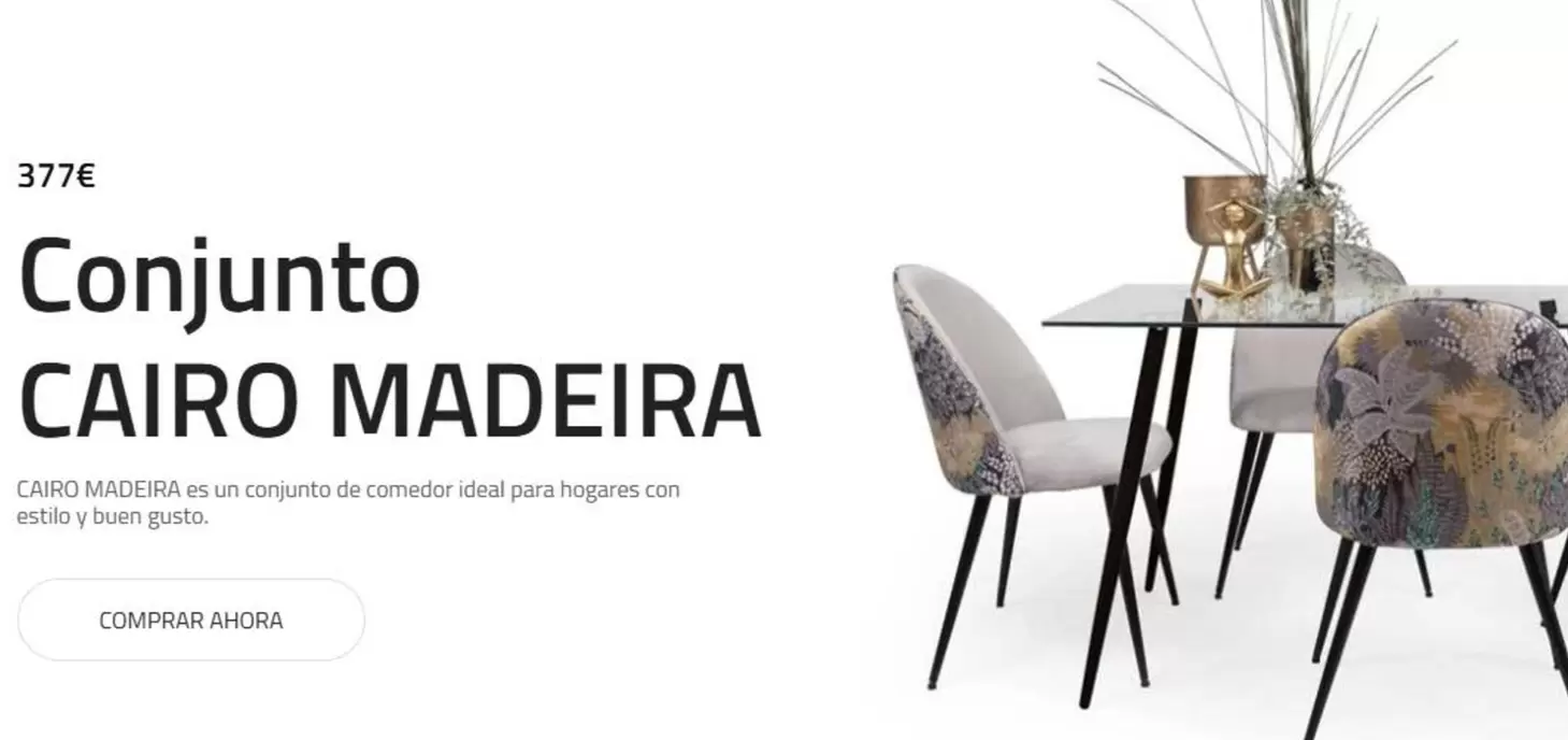 Conjunto Cairo Madeira