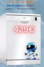Bosch - Lavavajillas SMS25AW05E 