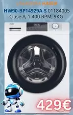 Haier - Lavadora HW90-BP14929A-S