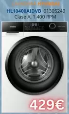 Hyundai - Lavadora HL10400AIDVB 