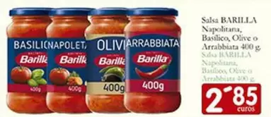 Barilla - Salsa Napolitana, Basilico, Olive O Arrabbiata