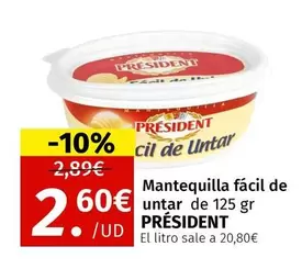 Président - Mantequilla Facil De Untar