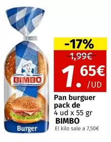 Bimbo - Pan Burguer