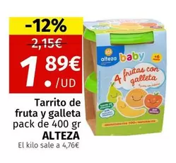Alteza - Tarrito De Fruta Y Galleta