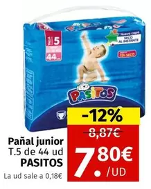 Pasitos - Pañal Junior