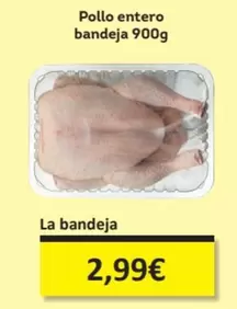 Pollo Entero Bandeja