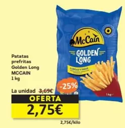 McCain - Patatas Prefritas Golden Long