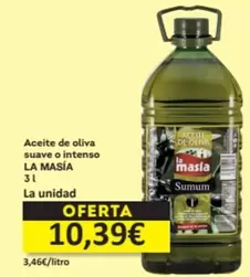 La Masía - Aceite De Oliva Suave O Intenso