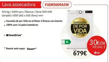 Lava Assecadora F4dr5009a3w