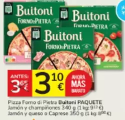 Buitoni - Pizza Forno Di Pietra Paquete