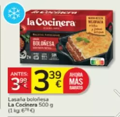 La Cocinera - Lasana Bolonesa