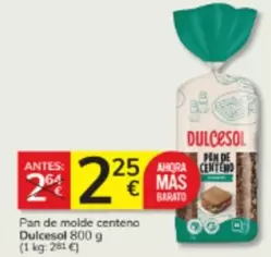 Dulcesol - Pan De Molde Centeno