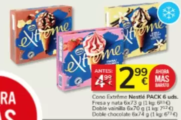 Nestlé - Cono Extreme Pack 6 Uds.