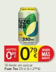 Fuze Tea - Té Limón Sin Azúcar