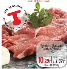 Ternera Gallega Aguja C/ Hueso