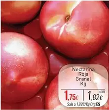 Nectarina Roja Granel