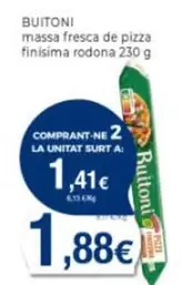 Buitoni - Massa Fresca De Pizza Finísima Rodona