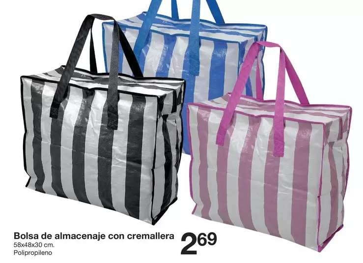 Bolsa De Almacenaje Con Cremallera