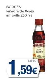 Borges - Vinagre De Xerès Ampolla