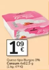 Consum - Queso Tipo Burgos 0%