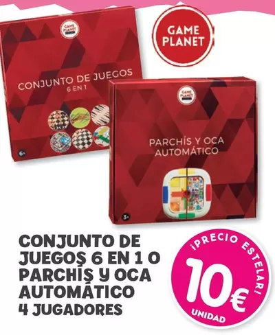Conjunto De Juegos 6 En 1 O Parchís Y Oca Automatico