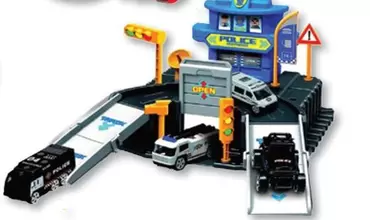 2 En 1 Mochila Y Playset Policía O Bomberos