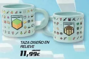 Minecraft - Taza Diseng En Relieve