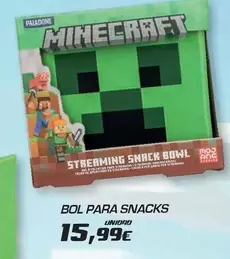 Minecraft - Bol Para Snacks