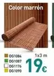 Canizo De Plastico Color Marron