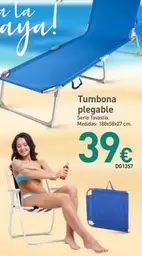 Tumbona Plegable