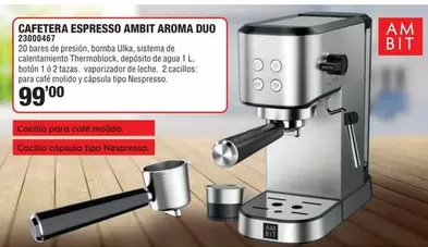 Ambit - Cafetera Espresso Aroma Duo