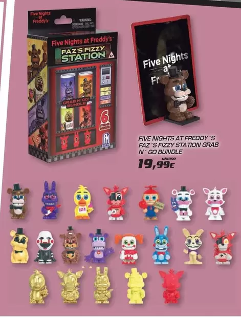 Five Nights At Freddy's Faz S Fizzy Station Grab N' Go Bundle