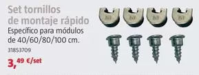 Set Tornillos De Montaje Rapido